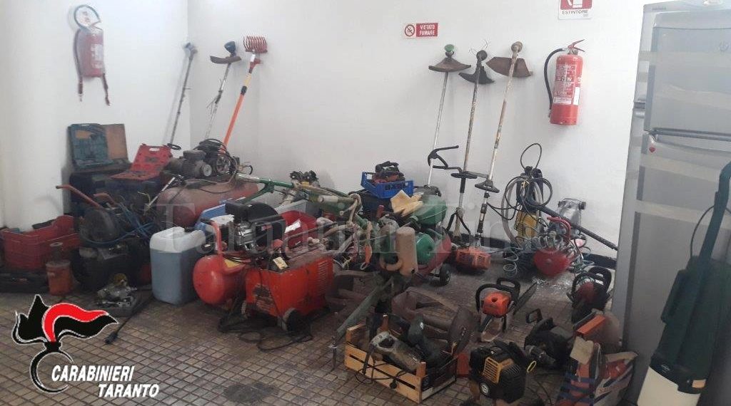 I Carabinieri denunciano in stato di libertà per  ricettazione un 29enne incensurato di Palagianello