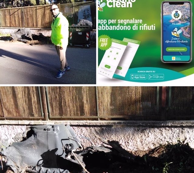 IL COMUNE DI PULSANO HA PRESENTATO L’APP PER SEGNALARE L’ABBANDONO DEI RIFIUTI