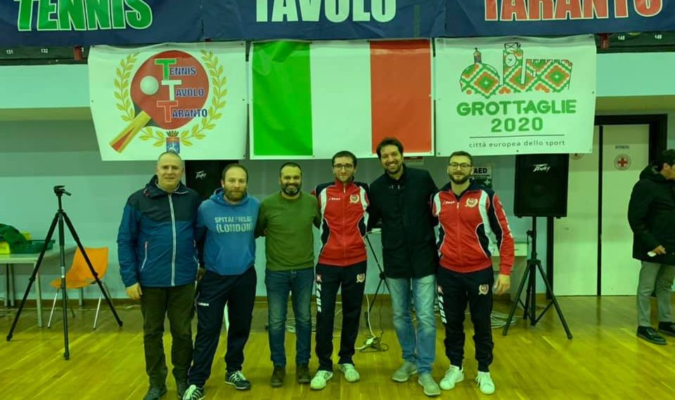 Tennis Tavolo Taranto, i verdetti stagionali: una promozione e due permanenze