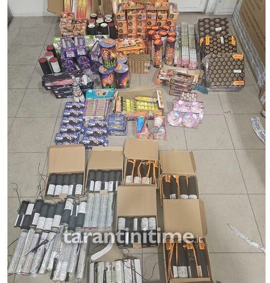 Sequestrati 150kg di botti illegali, una persona denunciata