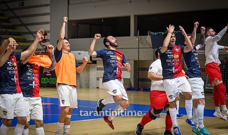 La New Taranto Calcio a 5 riparte alla grande: travolta la Lazio 7-2