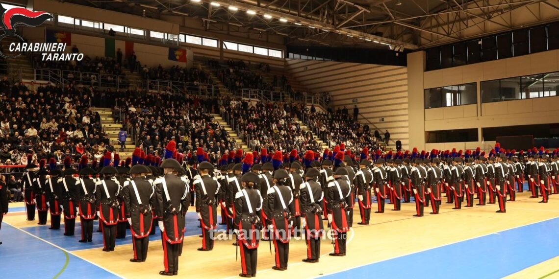 Giuramento degli allievi del 143° Corso Formativo della Scuola Allievi Carabinieri di Taranto