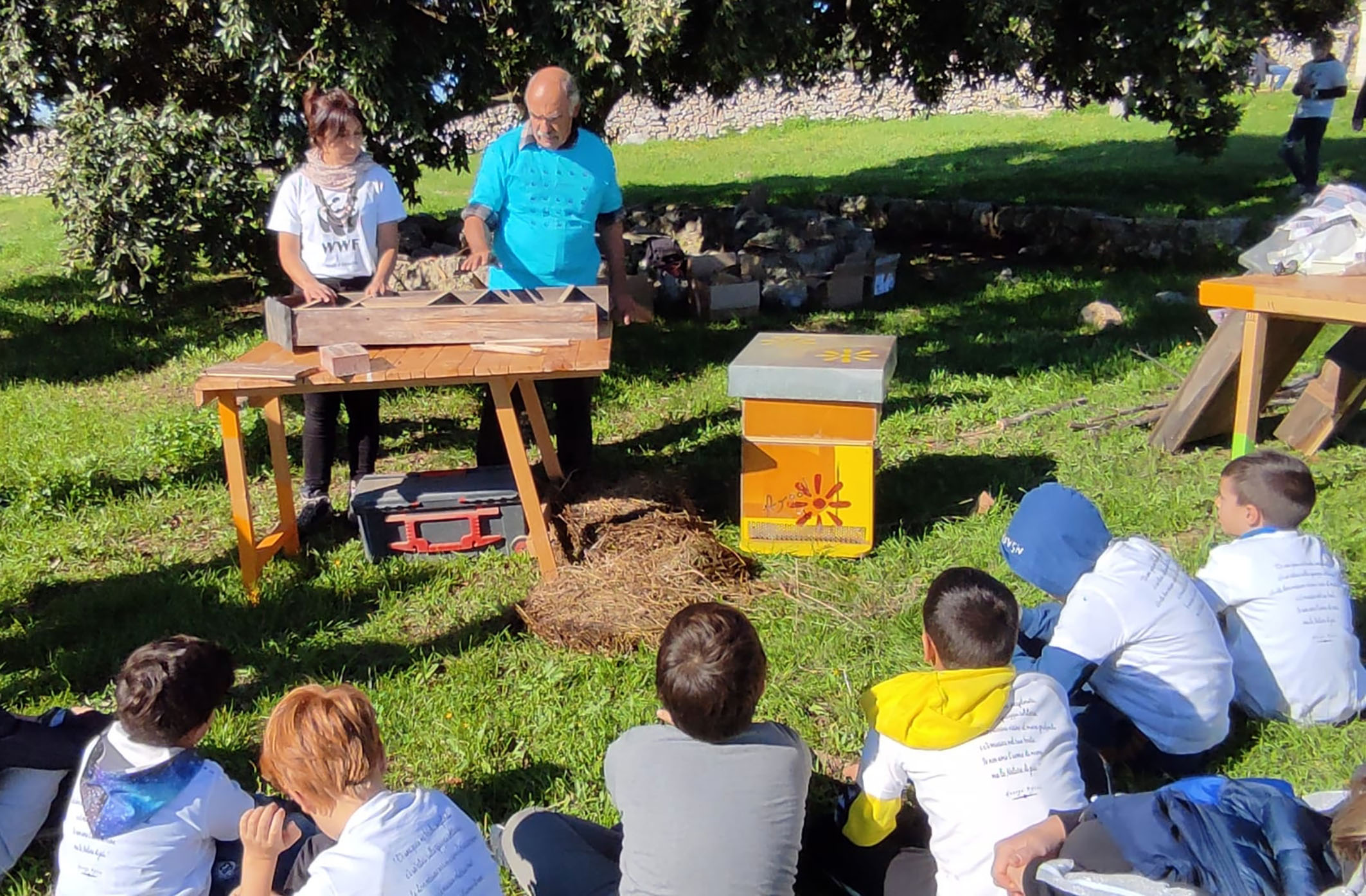 Protagonisti per due giornate nell’oasi WWF Monte Sant’Elia del Parco Terra delle Gravine Protagonisti per due giornate nell’oasi WWF Monte Sant’Elia del Parco Terra delle Gravine