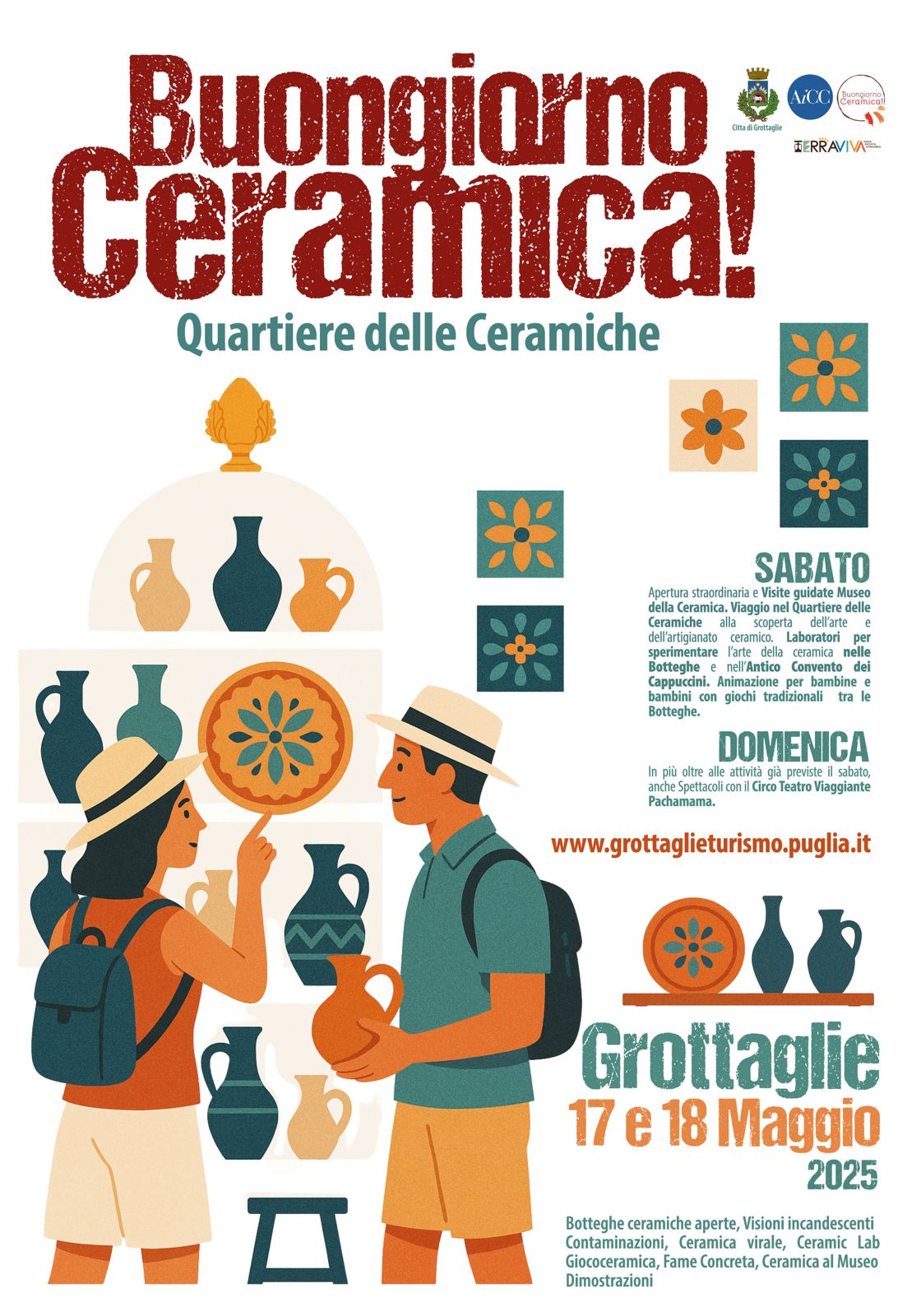 Buongiorno Ceramica! 17 e 18 maggio, Grottaglie Buongiorno Ceramica! 17 e 18 maggio, Grottaglie