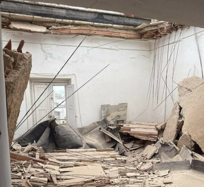 Tragedia sfiorata a Leporano, anziano vivo per miracolo dopo il crollo del solaio Tragedia sfiorata a Leporano, anziano vivo per miracolo dopo il crollo del solaio
