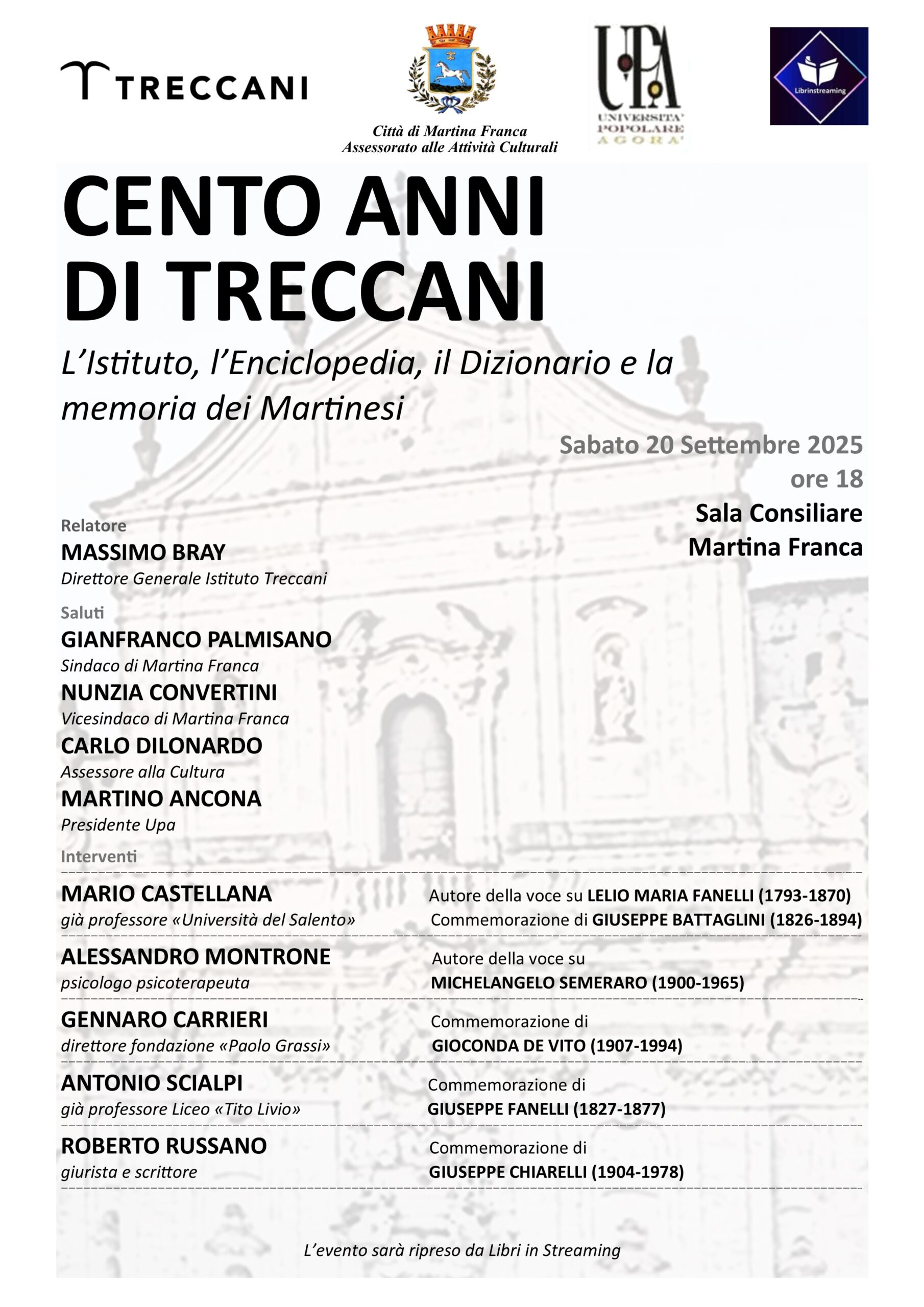 sabato16020160settembre160cento160anni160di160treccani 160l8217istituto160l8217enciclopedia160il dizionario e la memoria dei martinesi