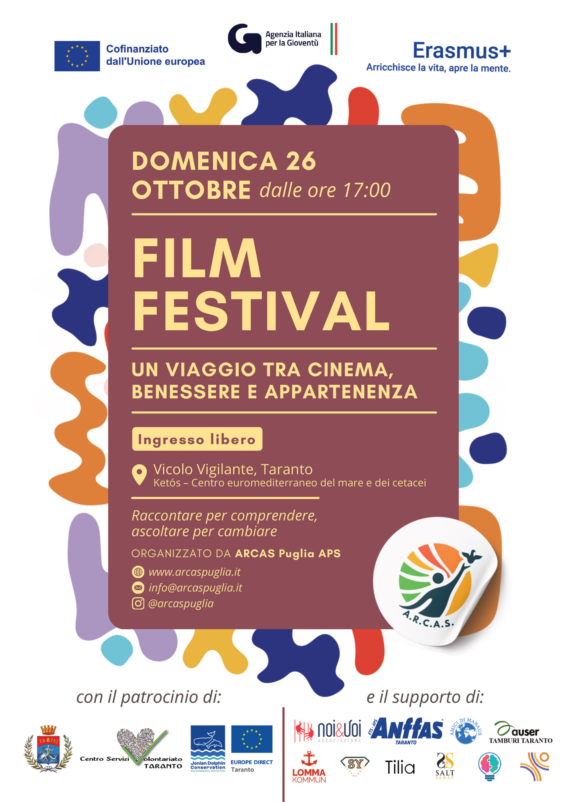 A Taranto una domenica con il “Film Festival Show Your Mind” A Taranto una domenica con il “Film Festival Show Your Mind”